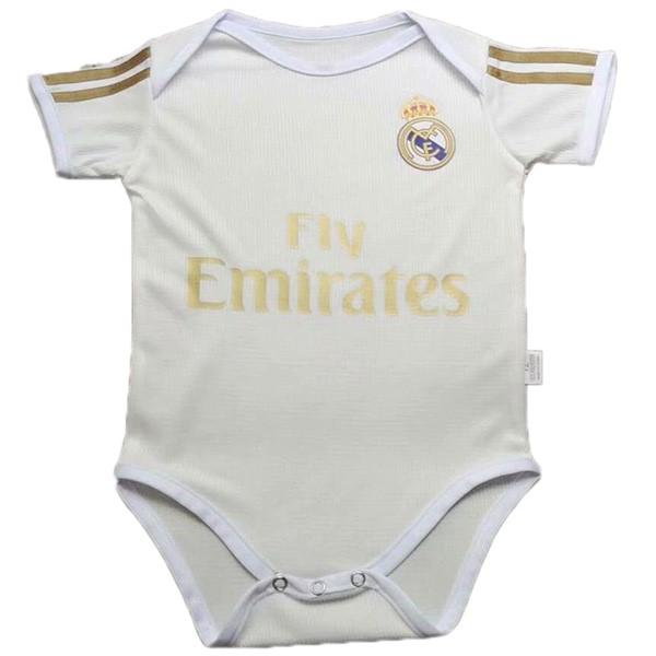 Camiseta Real Madrid 1ª Onesies Niño 2019/20 Blanco